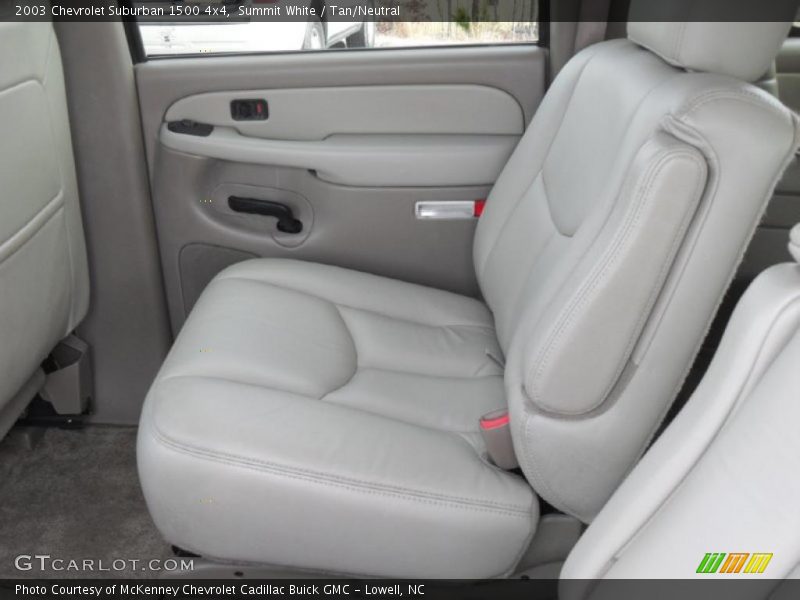 Summit White / Tan/Neutral 2003 Chevrolet Suburban 1500 4x4