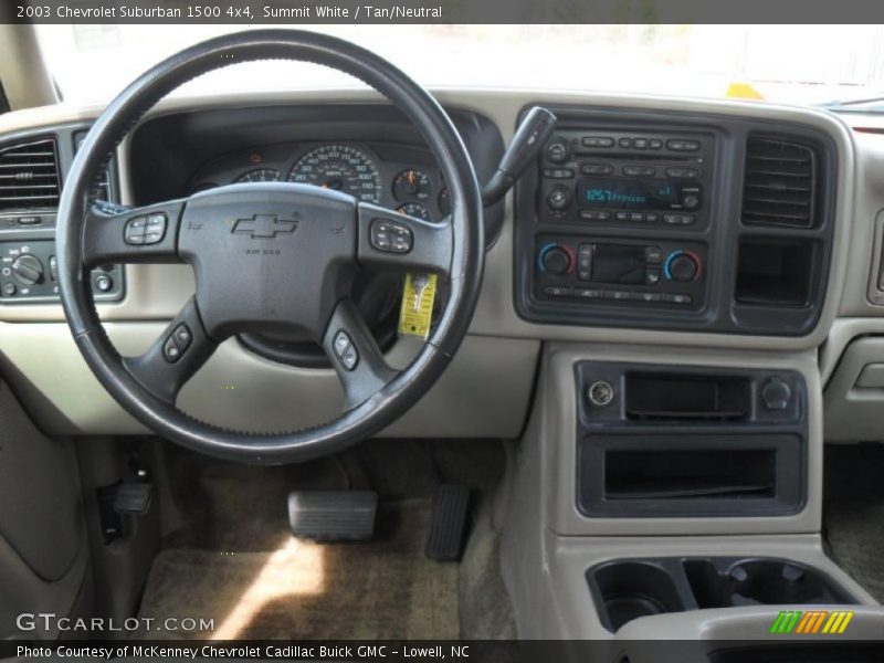 Summit White / Tan/Neutral 2003 Chevrolet Suburban 1500 4x4