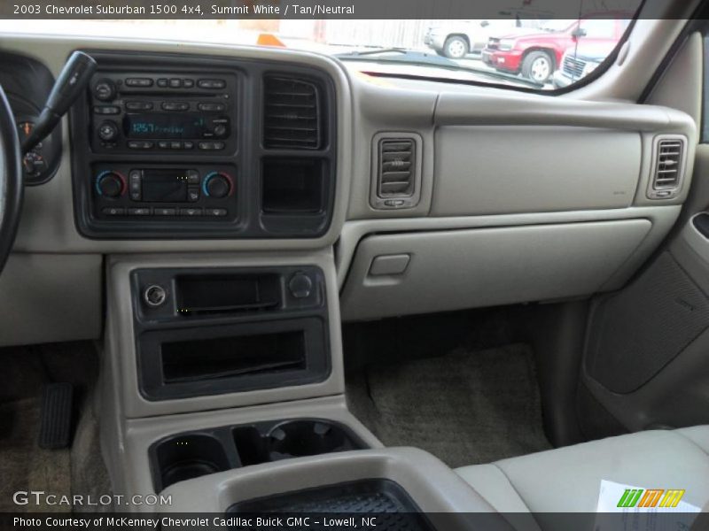 Summit White / Tan/Neutral 2003 Chevrolet Suburban 1500 4x4