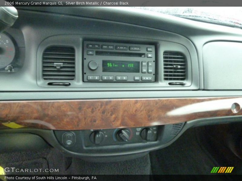 Silver Birch Metallic / Charcoal Black 2006 Mercury Grand Marquis GS