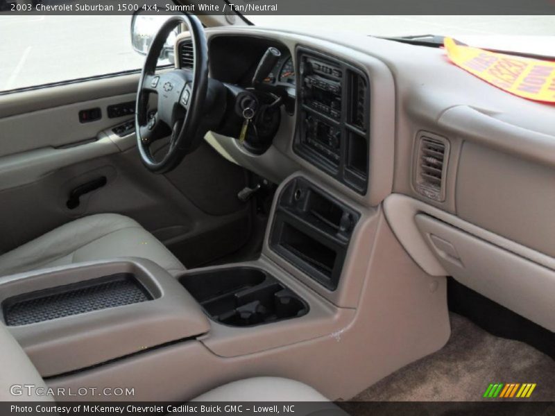 Summit White / Tan/Neutral 2003 Chevrolet Suburban 1500 4x4