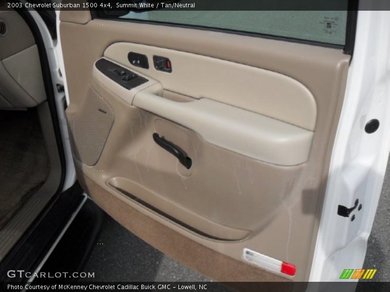 Summit White / Tan/Neutral 2003 Chevrolet Suburban 1500 4x4