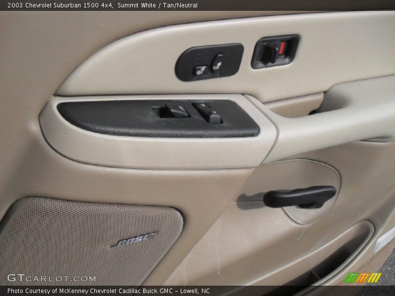 Summit White / Tan/Neutral 2003 Chevrolet Suburban 1500 4x4