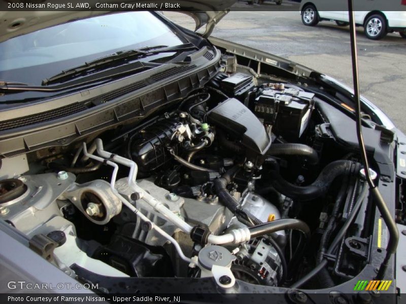 Gotham Gray Metallic / Black 2008 Nissan Rogue SL AWD