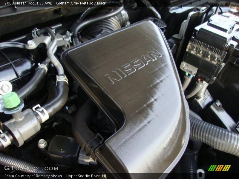 Gotham Gray Metallic / Black 2008 Nissan Rogue SL AWD
