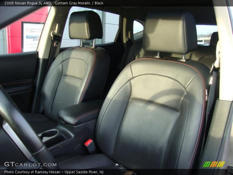 Gotham Gray Metallic / Black 2008 Nissan Rogue SL AWD
