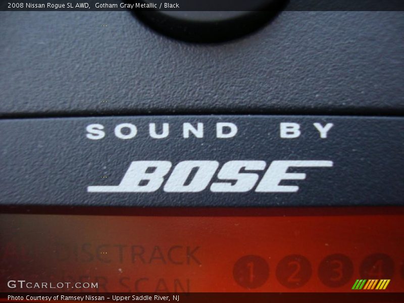 Gotham Gray Metallic / Black 2008 Nissan Rogue SL AWD