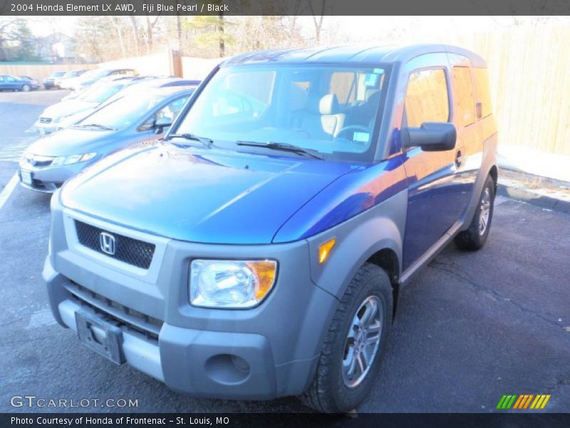 Fiji Blue Pearl / Black 2004 Honda Element LX AWD