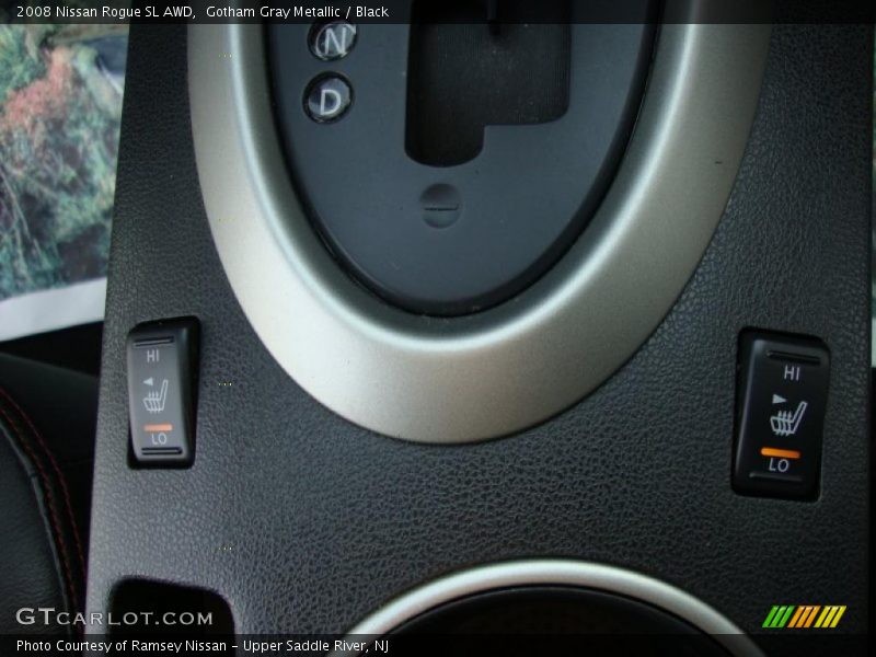 Gotham Gray Metallic / Black 2008 Nissan Rogue SL AWD