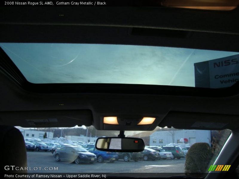 Gotham Gray Metallic / Black 2008 Nissan Rogue SL AWD
