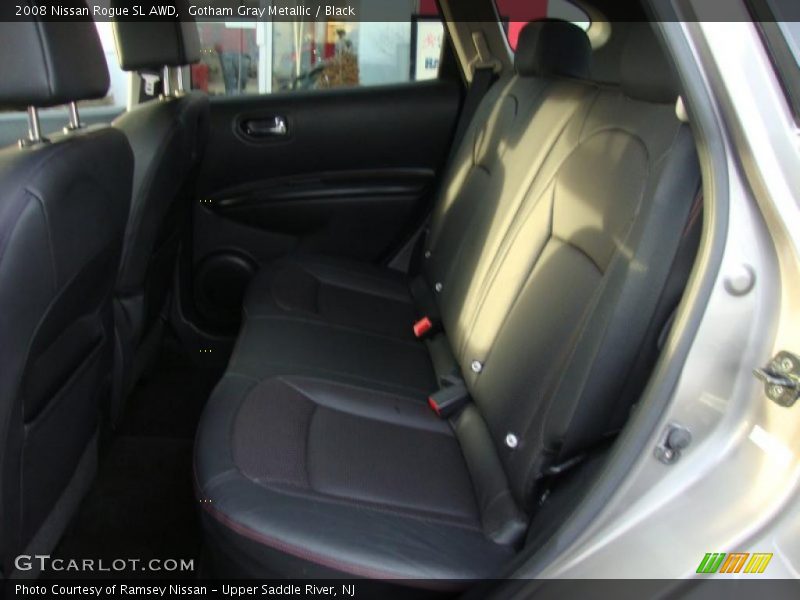 Gotham Gray Metallic / Black 2008 Nissan Rogue SL AWD