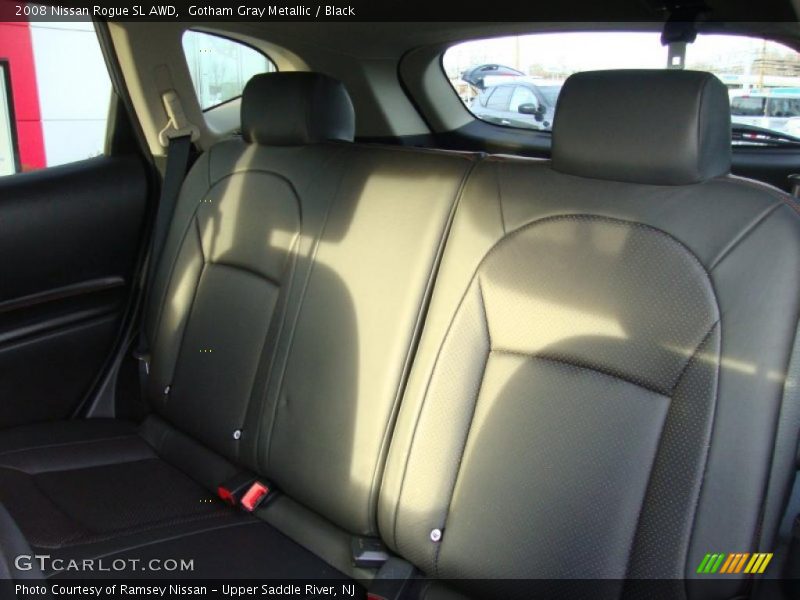 Gotham Gray Metallic / Black 2008 Nissan Rogue SL AWD