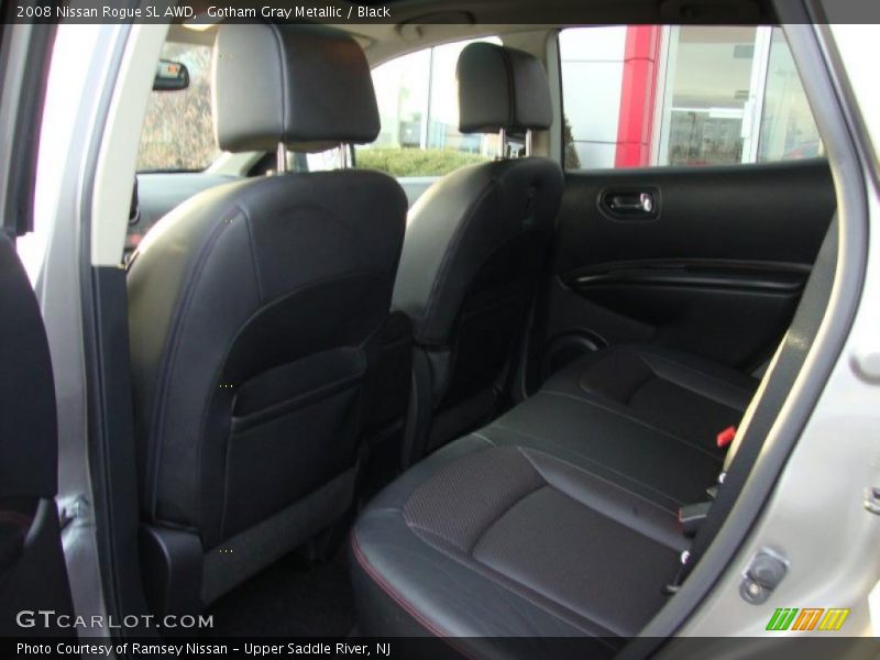 Gotham Gray Metallic / Black 2008 Nissan Rogue SL AWD