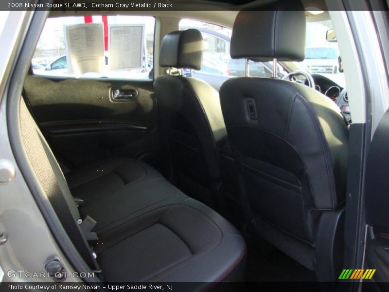Gotham Gray Metallic / Black 2008 Nissan Rogue SL AWD
