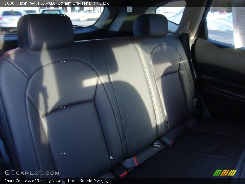 Gotham Gray Metallic / Black 2008 Nissan Rogue SL AWD