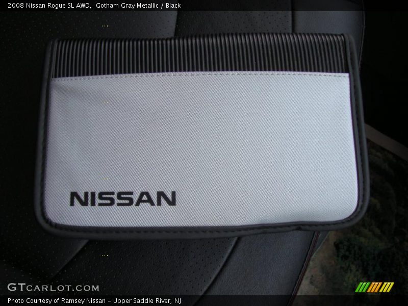 Gotham Gray Metallic / Black 2008 Nissan Rogue SL AWD