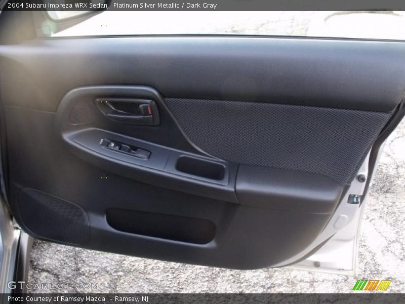 Platinum Silver Metallic / Dark Gray 2004 Subaru Impreza WRX Sedan