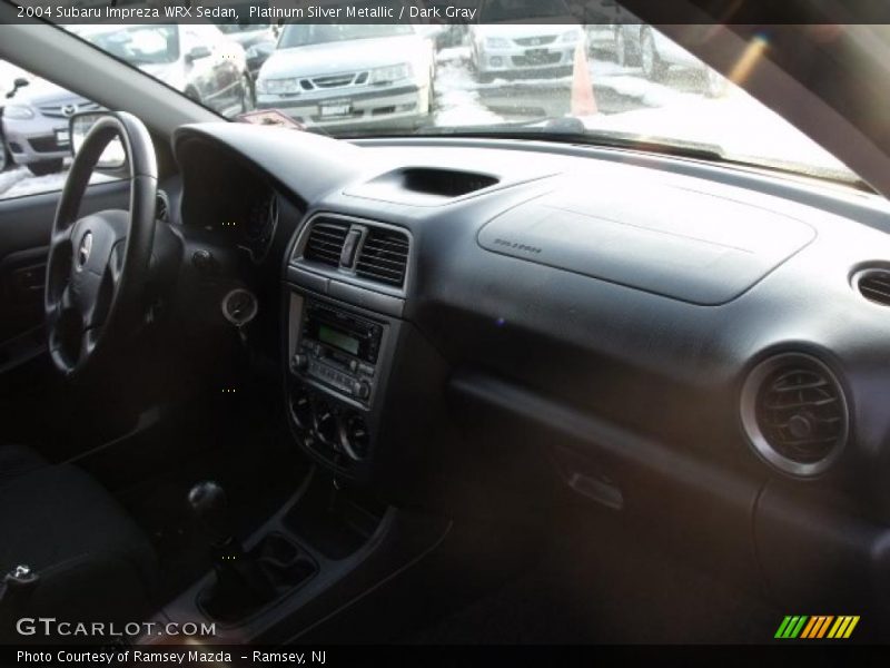 Platinum Silver Metallic / Dark Gray 2004 Subaru Impreza WRX Sedan