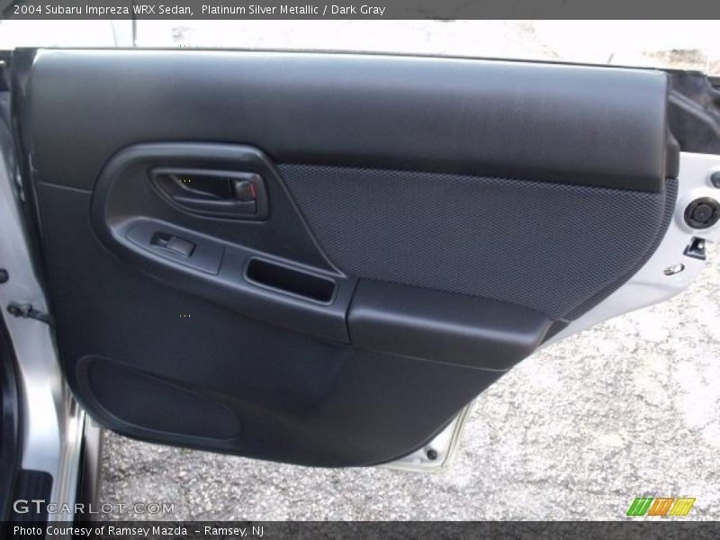Platinum Silver Metallic / Dark Gray 2004 Subaru Impreza WRX Sedan