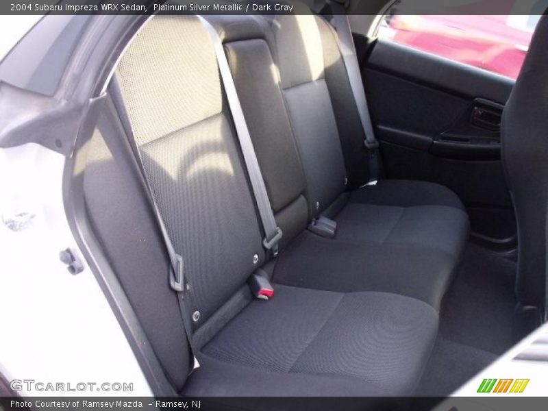 Platinum Silver Metallic / Dark Gray 2004 Subaru Impreza WRX Sedan