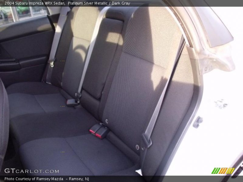 Platinum Silver Metallic / Dark Gray 2004 Subaru Impreza WRX Sedan
