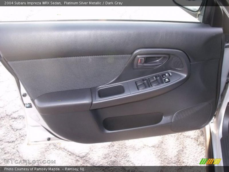 Platinum Silver Metallic / Dark Gray 2004 Subaru Impreza WRX Sedan