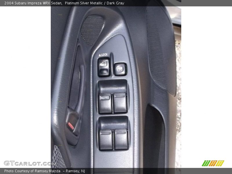 Platinum Silver Metallic / Dark Gray 2004 Subaru Impreza WRX Sedan