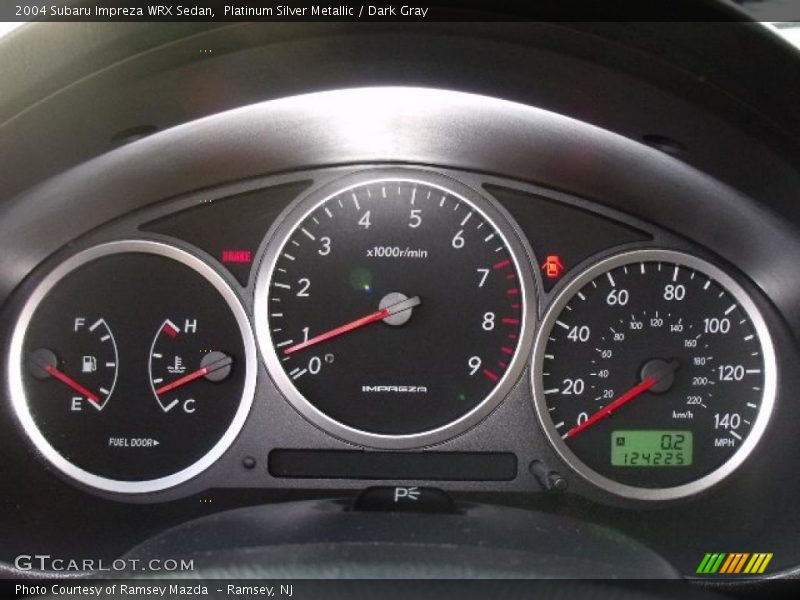  2004 Impreza WRX Sedan WRX Sedan Gauges