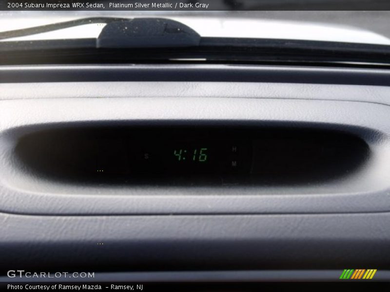Platinum Silver Metallic / Dark Gray 2004 Subaru Impreza WRX Sedan