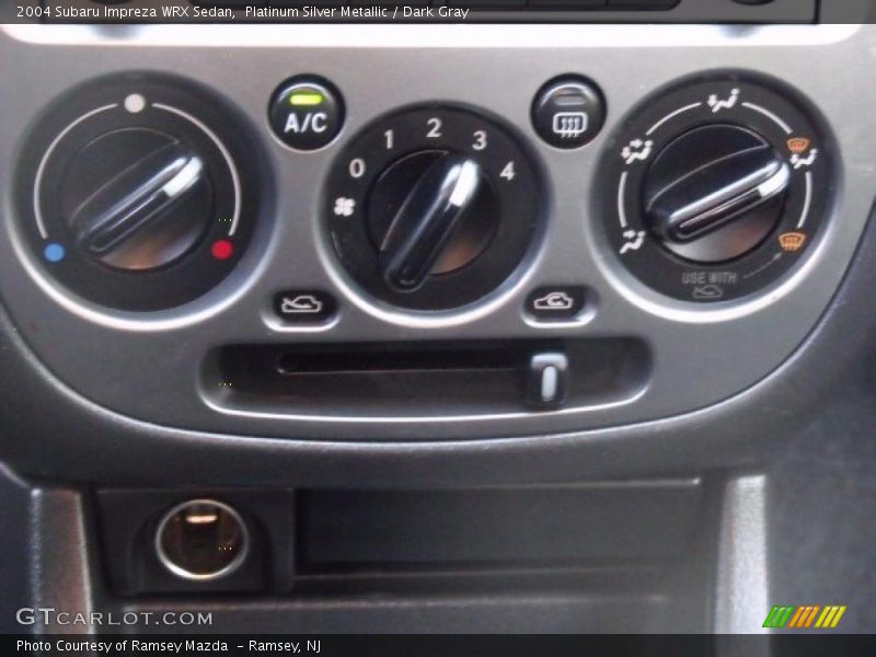 Controls of 2004 Impreza WRX Sedan