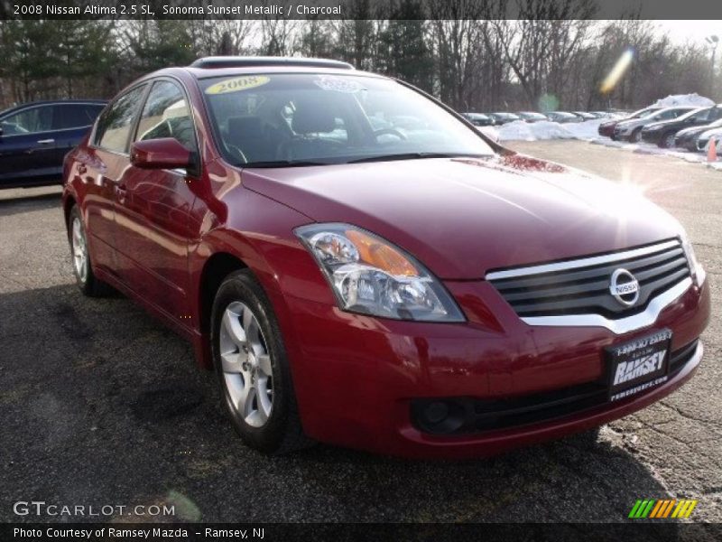 Sonoma Sunset Metallic / Charcoal 2008 Nissan Altima 2.5 SL
