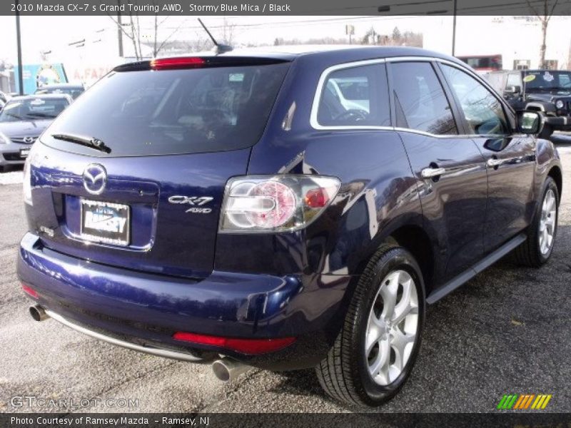 Stormy Blue Mica / Black 2010 Mazda CX-7 s Grand Touring AWD