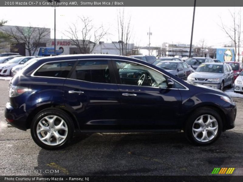 Stormy Blue Mica / Black 2010 Mazda CX-7 s Grand Touring AWD