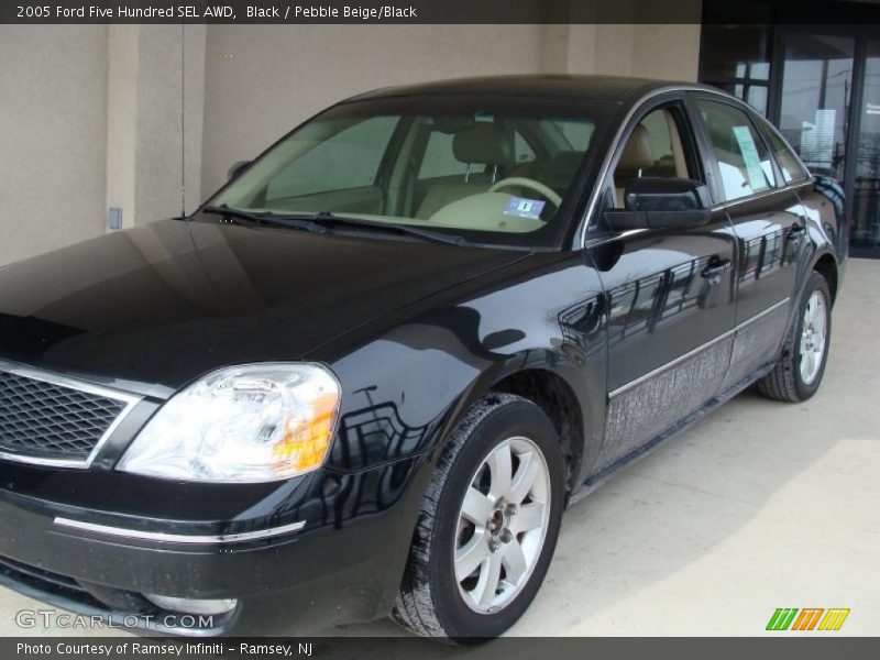 Black / Pebble Beige/Black 2005 Ford Five Hundred SEL AWD