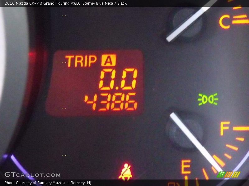 Stormy Blue Mica / Black 2010 Mazda CX-7 s Grand Touring AWD