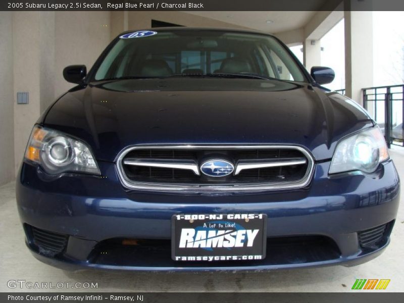 Regal Blue Pearl / Charcoal Black 2005 Subaru Legacy 2.5i Sedan