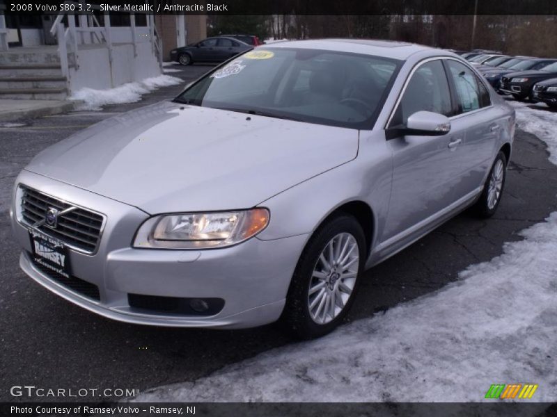 Silver Metallic / Anthracite Black 2008 Volvo S80 3.2