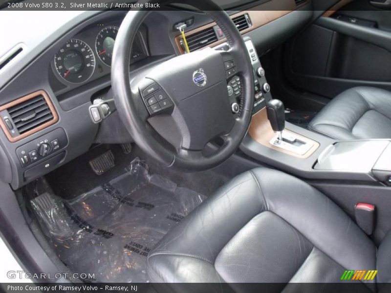 Silver Metallic / Anthracite Black 2008 Volvo S80 3.2