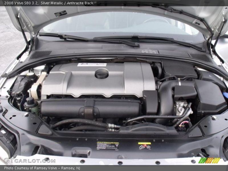 Silver Metallic / Anthracite Black 2008 Volvo S80 3.2