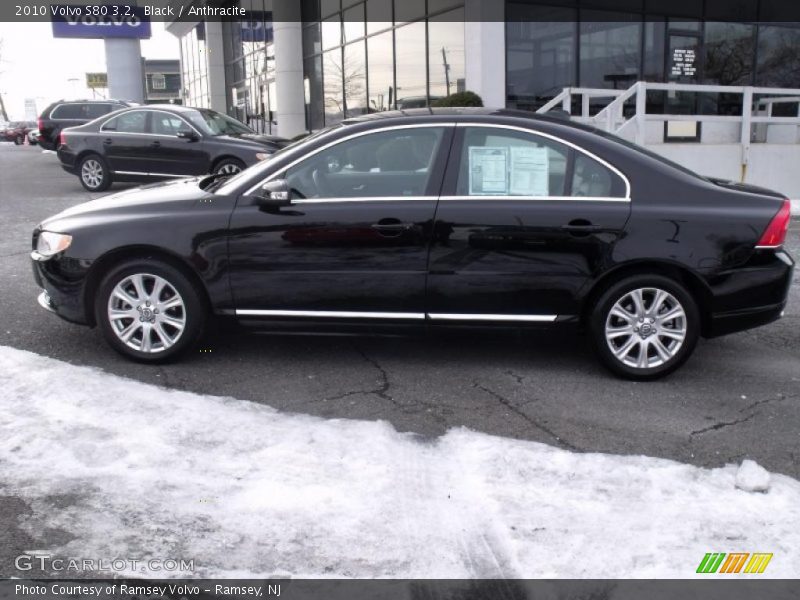 Black / Anthracite 2010 Volvo S80 3.2