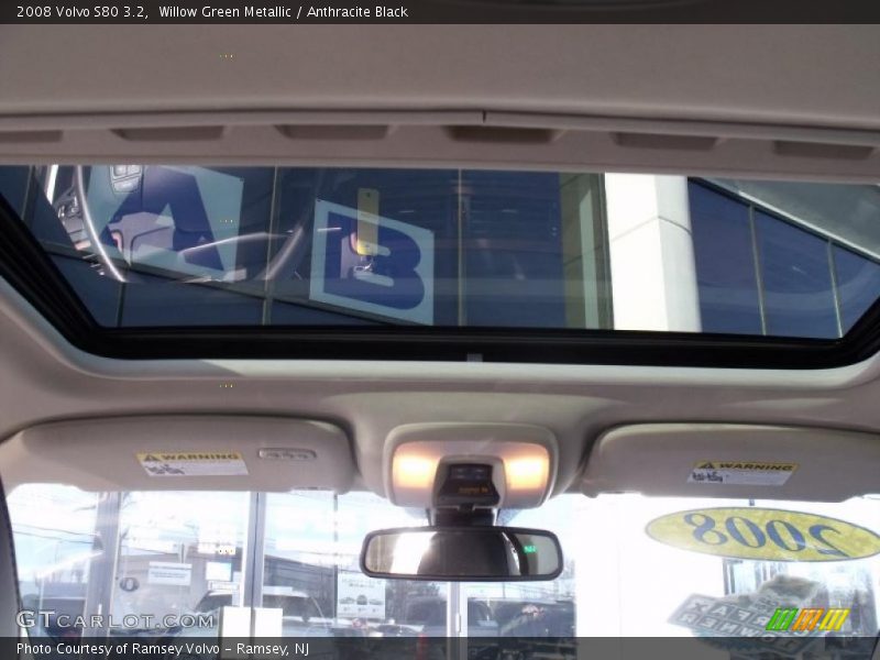 Willow Green Metallic / Anthracite Black 2008 Volvo S80 3.2