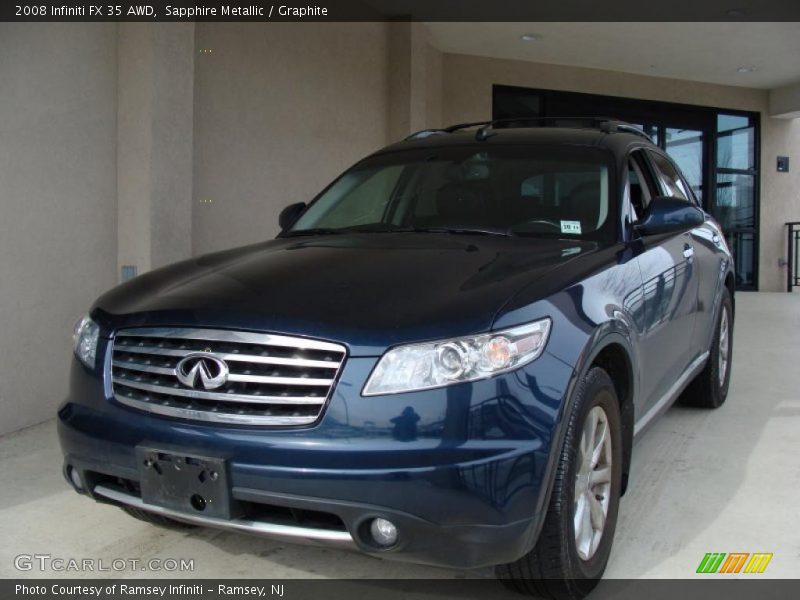 Sapphire Metallic / Graphite 2008 Infiniti FX 35 AWD