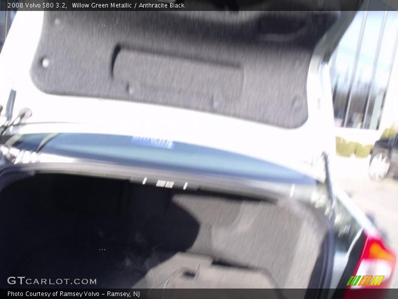 Willow Green Metallic / Anthracite Black 2008 Volvo S80 3.2