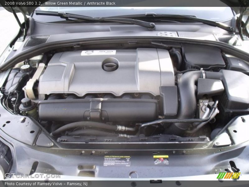 Willow Green Metallic / Anthracite Black 2008 Volvo S80 3.2
