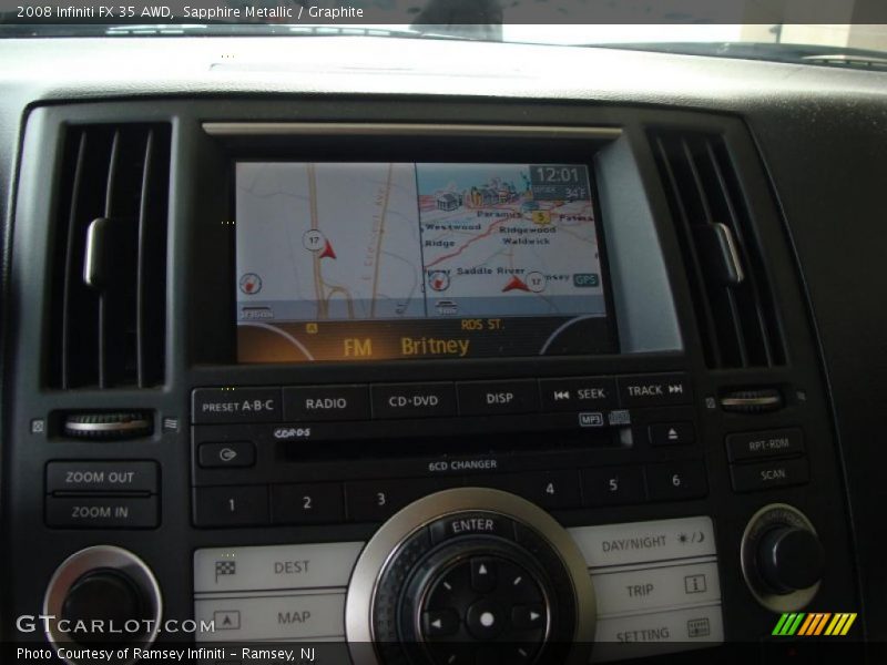 Sapphire Metallic / Graphite 2008 Infiniti FX 35 AWD