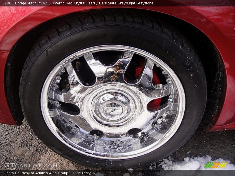 Inferno Red Crystal Pearl / Dark Slate Gray/Light Graystone 2005 Dodge Magnum R/T