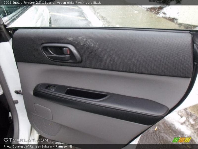 Aspen White / Anthracite Black 2008 Subaru Forester 2.5 X Sports