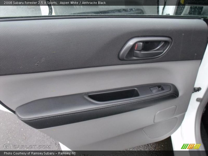 Aspen White / Anthracite Black 2008 Subaru Forester 2.5 X Sports