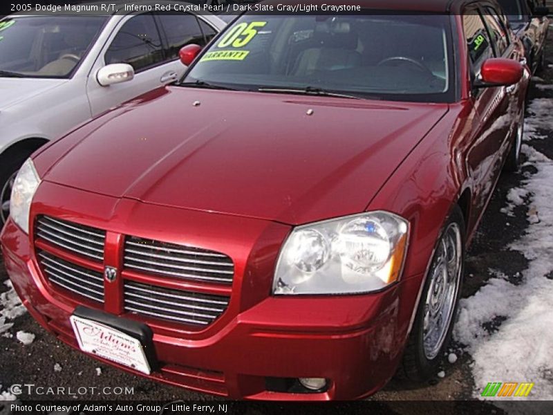 Inferno Red Crystal Pearl / Dark Slate Gray/Light Graystone 2005 Dodge Magnum R/T
