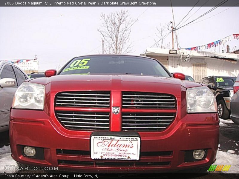 Inferno Red Crystal Pearl / Dark Slate Gray/Light Graystone 2005 Dodge Magnum R/T
